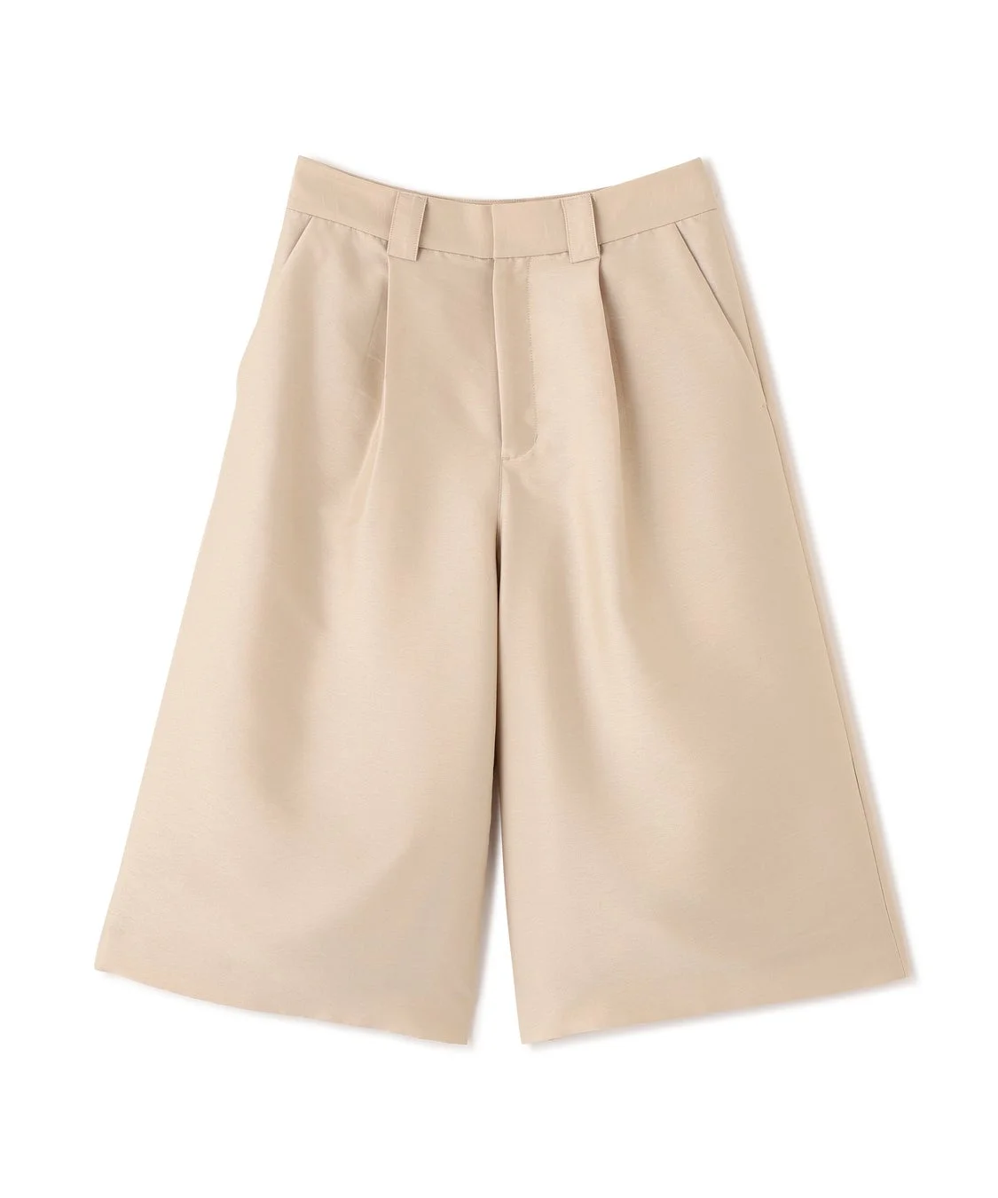 エアリーツイルボリュームキュロットパンツ