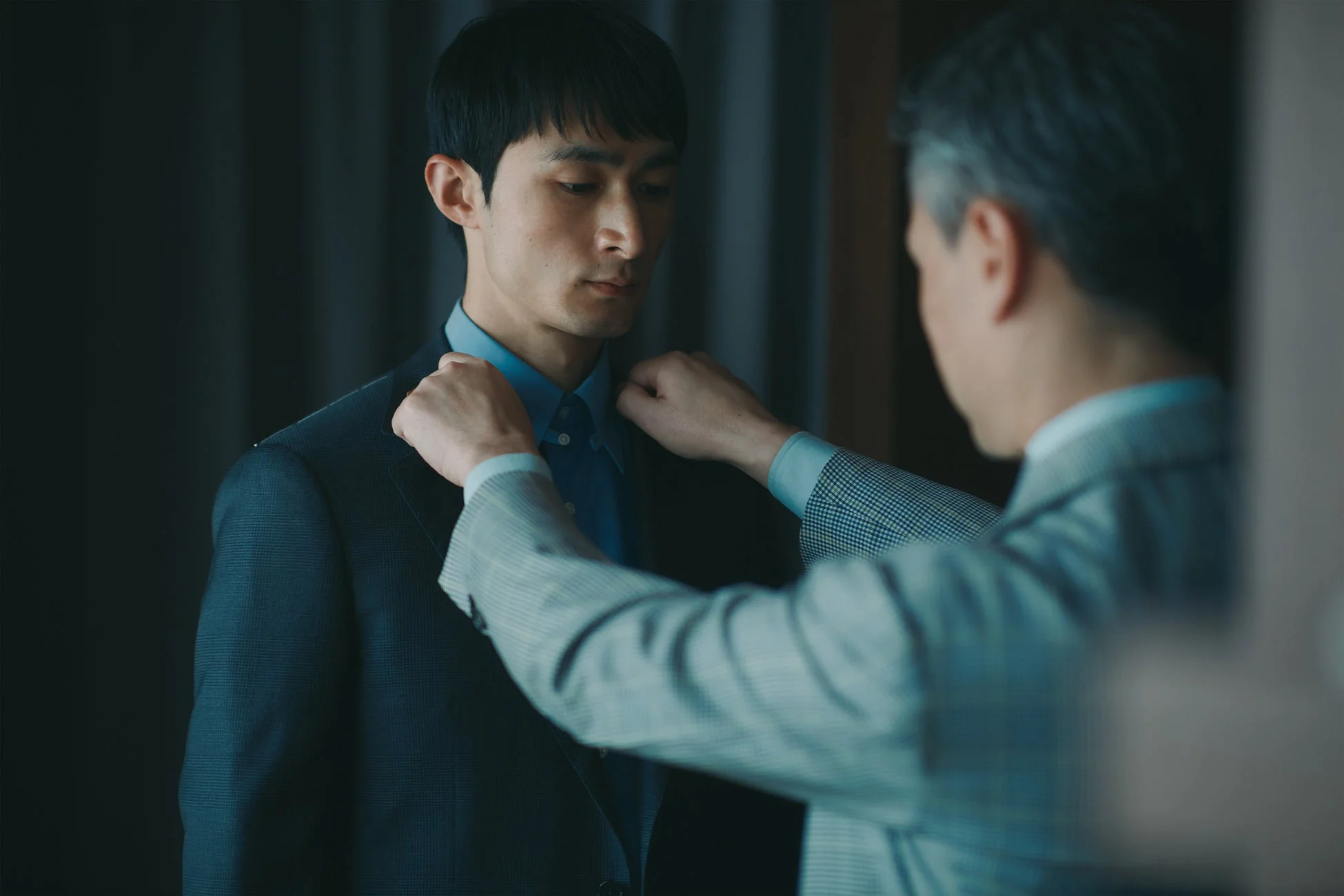 スーツのフィッティング風景